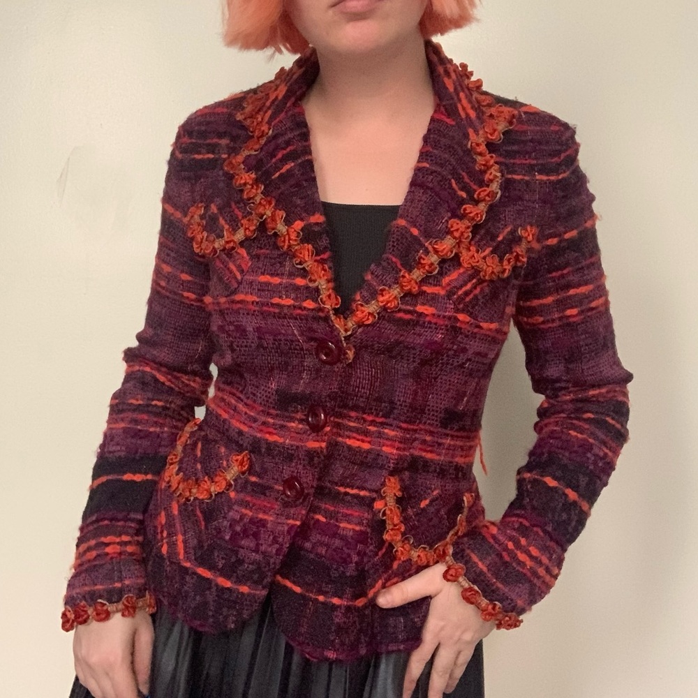 SOLD Anna Sui Textured Blazer